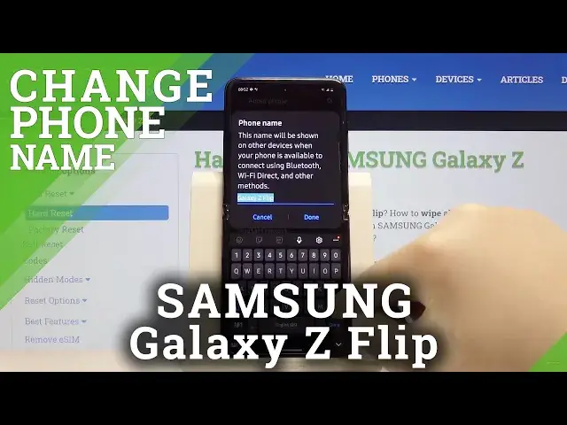 'Video thumbnail for How to Change Device’s Name in SAMSUNG Galaxy Z Flip – Personalize Name Section'