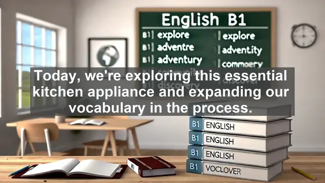 Video thumbnail for 2500 Must Know CEFR B1 Vocabulary - Oven: The Heart of Your Kitchen - Exploring Its Meaning and Usage