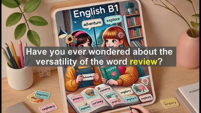 Video thumbnail for 2500 Must Know CEFR B1 Vocabulary - Mastering the Word 'Review': A B1 English Vocabulary Lesson