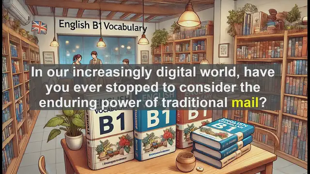 Video thumbnail for 2500 Must Know CEFR B1 Vocabulary - The Lasting Impact of Mail: From Letters to Modern Communication