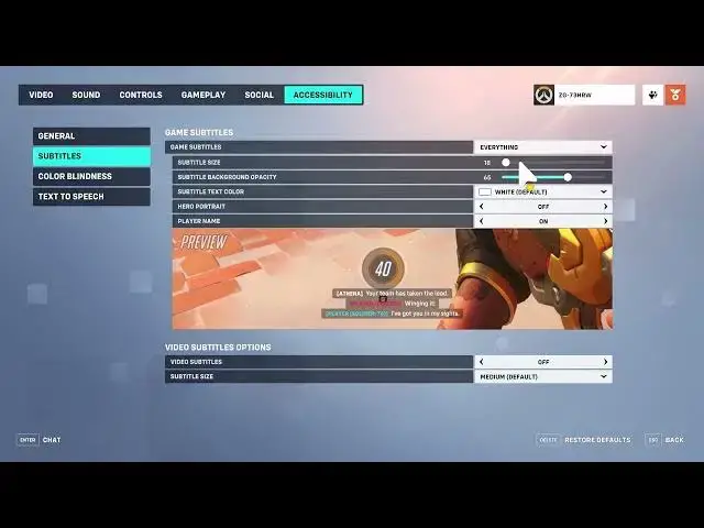 Video thumbnail for How To Change Text Size In Overwatch 2