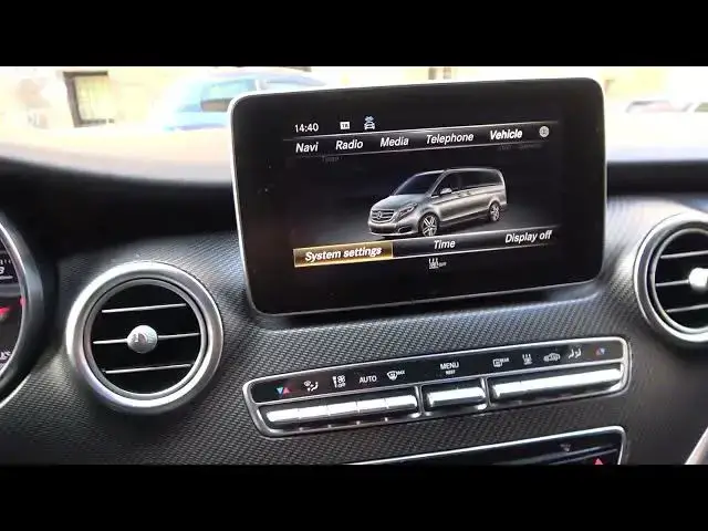 'Video thumbnail for How to Enable or Disable Bluetooth in Car Radio in Mercedes V Class W447 (2014 - now)'