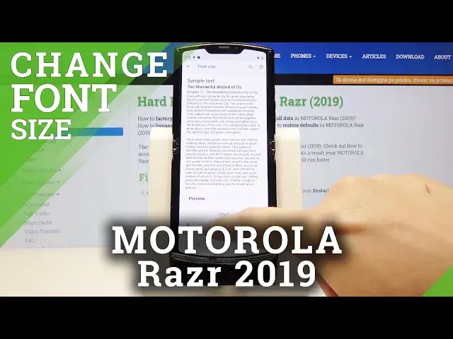 'Video thumbnail for How to Maximize Font Size in MOTOROLA Razr 2019 – Change Font Size'