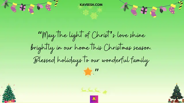 Video thumbnail for Merry Christmas Wishes For Family Religious