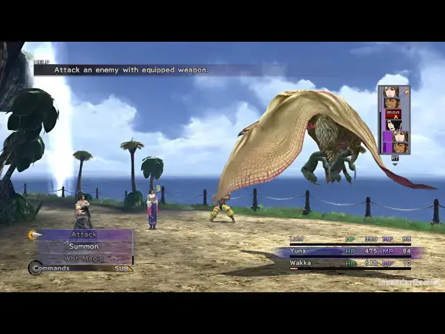 Video thumbnail for Yuna VALEFOR Summon Final Fantasy X HD Remaster Video 1080p 30fps Max PC