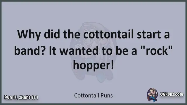 Video thumbnail for Cottontail - Jokes, Puns, Wordplays, and Laughter