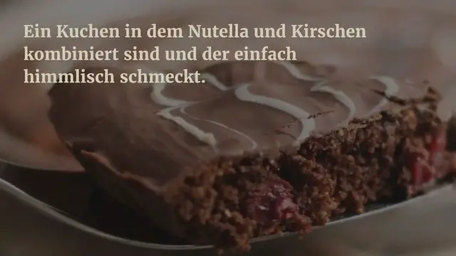 Video thumbnail for Nutella-Erdmandel-Kuchen mit Kirschen {Gastbeitrag von LECKER&CO}