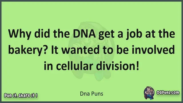 Video thumbnail for Dna - Jokes, Puns, Wordplays, and Laughter