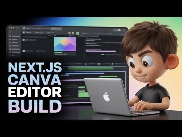 Video thumbnail for Build a Next.js Canva Browser Video Editor Clone with Timeline UI Using FFmpeg + Fabric.js +Animejs