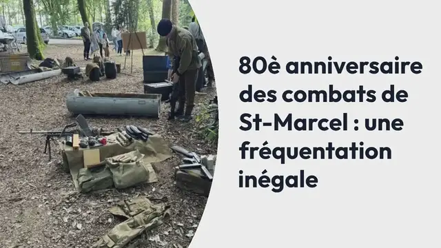 Video thumbnail for OBC. 80è anniversaire des combats de St-Marcel : une fréquentation inégale