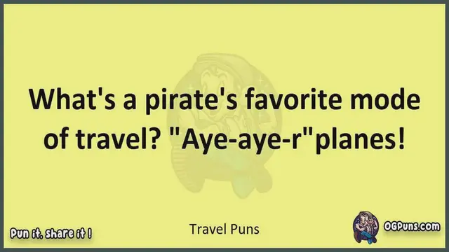 Video thumbnail for Travel - Jokes, Puns, Wordplays, and Laughter