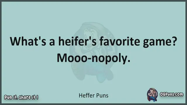 Video thumbnail for Heffer - Jokes, Puns, Wordplays, and Laughter