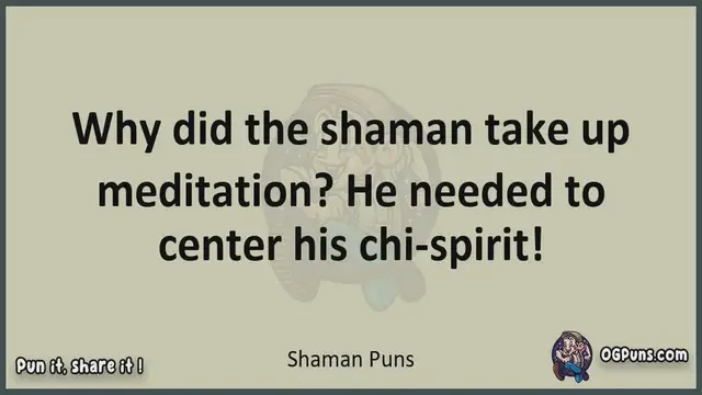 Video thumbnail for Shaman - Jokes, Puns, Wordplays, and Laughter