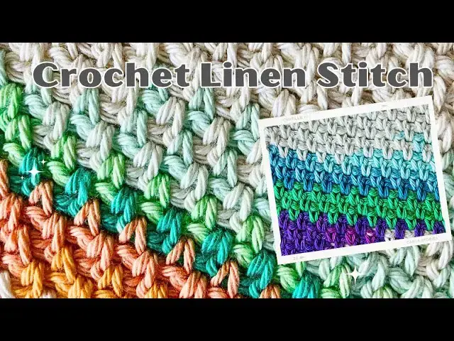 'Video thumbnail for Learn How to Crochet the Linen Stitch (Moss Stitch) | Beautiful Stitch to Add to Your Arsenal'