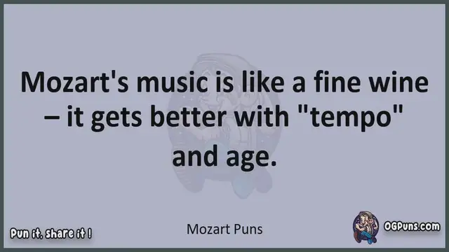 Video thumbnail for Mozart - Jokes, Puns, Wordplays, and Laughter