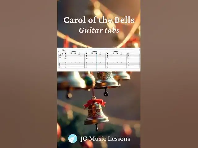 Video thumbnail for Carol of the Bells guitar tabs 🎸🎄