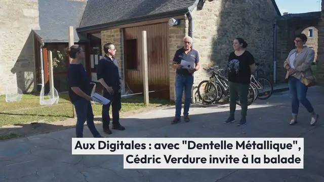 Video thumbnail for Caden. Aux Digitales : avec « Dentelle Métallique », Cédric Verdure invite à la balade