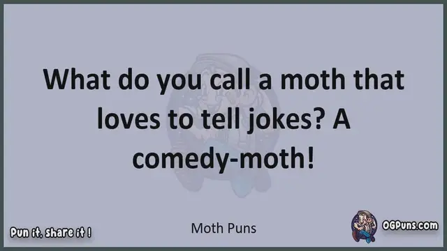 Video thumbnail for Moth - Jokes, Puns, Wordplays, and Laughter