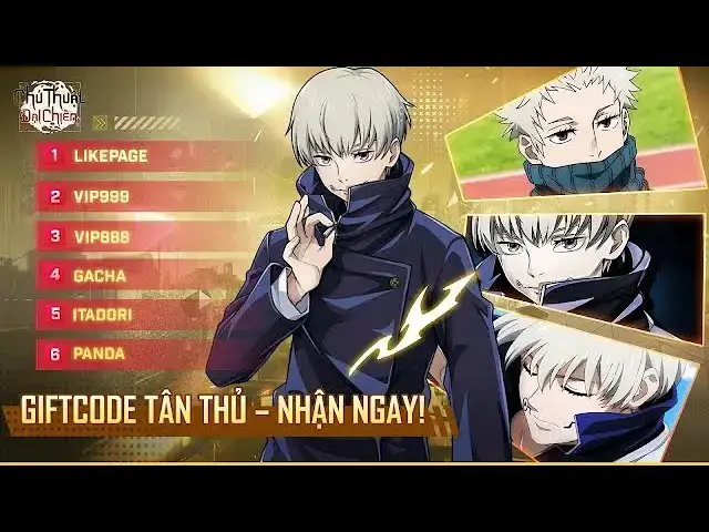 Video thumbnail for Gameplay Chú Thuật Đại Chiến - Giftcode và cách sử dụng mới nhất (tháng 3 năm 2025)