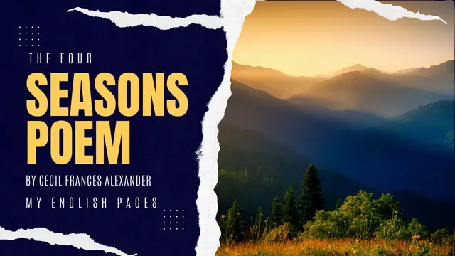 Video thumbnail for The Four Seasons Poem by Cecil Frances Alexander | English Language Learning
