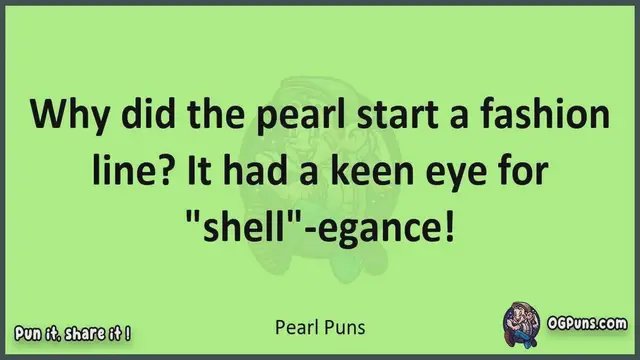 Video thumbnail for Pearl - Jokes, Puns, Wordplays, and Laughter