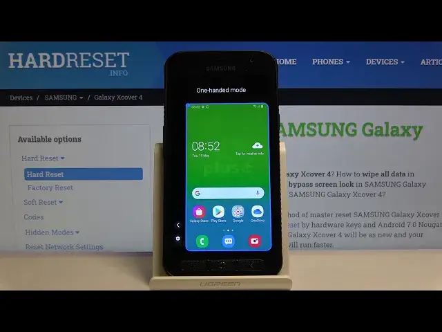 'Video thumbnail for How to Turn On One-Hand Mode in SAMSUNG Galaxy Xcover 4 – One-Handed Features'