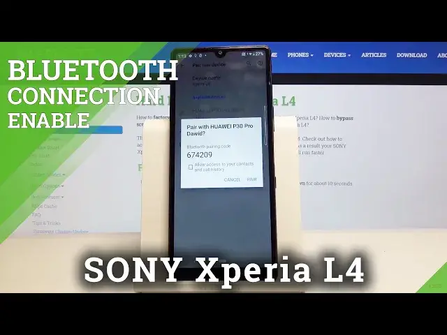 'Video thumbnail for How to Connect Bluetooth Device in SONY Xperia L4 – Connection via Bluetooth'