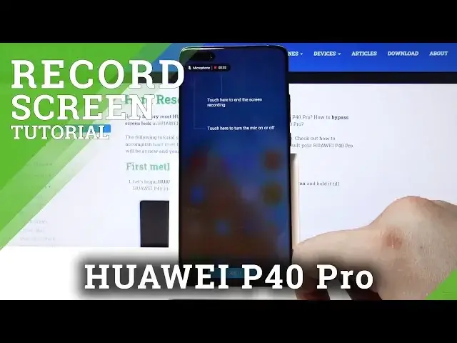 'Video thumbnail for How to Record Screen on HUAWEI P40 Pro - Screen Recorder Tutorial'