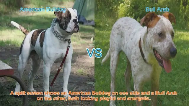 Video thumbnail for American Bulldog vs. Bull Arab: A Comprehensive Comparison