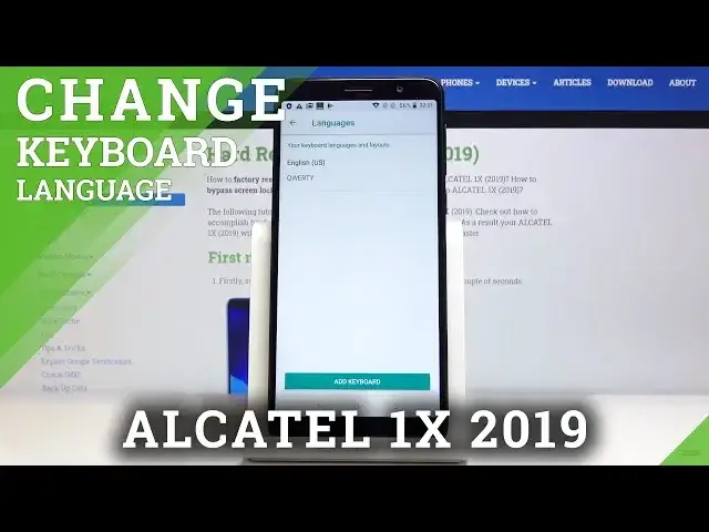 'Video thumbnail for How to Change Keyboard Dictionary in ALCATEL 1X 2019 – Keyboard Language'