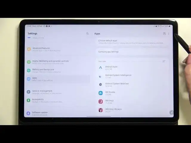 'Video thumbnail for How to Reset App Preferences in SAMSUNG Galaxy Tab S8 – Reset App Options'