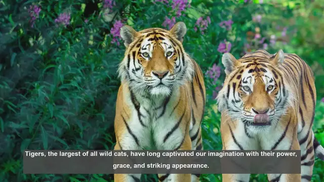 Video thumbnail for 10 Fascinating Tiger Behaviors: From Territorial Marking to Parenting