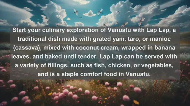 Video thumbnail for Exploring Vanuatu's Culinary Wonders: Top 10 Mouthwatering Foods to Try!