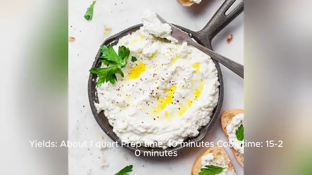 Video thumbnail for ricotta cheese recipe