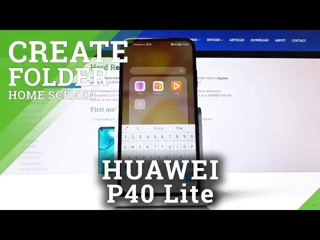 Video thumbnail for How to Create Home Screen Folder in HUAWEI P40 Lite – Build App Folders