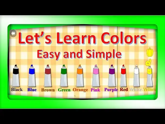 'Video thumbnail for Identifying Color | Easy & Simple | Let's Learn Color | TV Style'