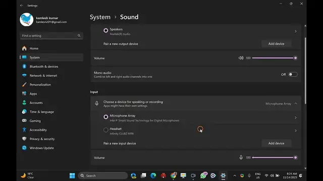 Video thumbnail for How to Mute or Turn Off Microphone in Windows 11 | GrowUpWindows