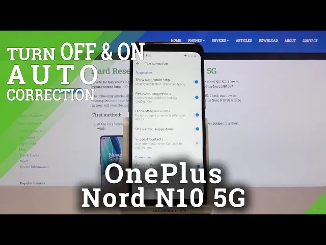 Video thumbnail for How to Enter Text Correction Options on OnePlus Nord N10 5G – Open Text Correction Options