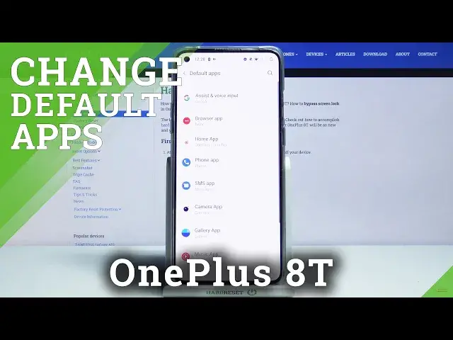 'Video thumbnail for How to Manage Default Apps on OnePlus 8T – Applications Settings'