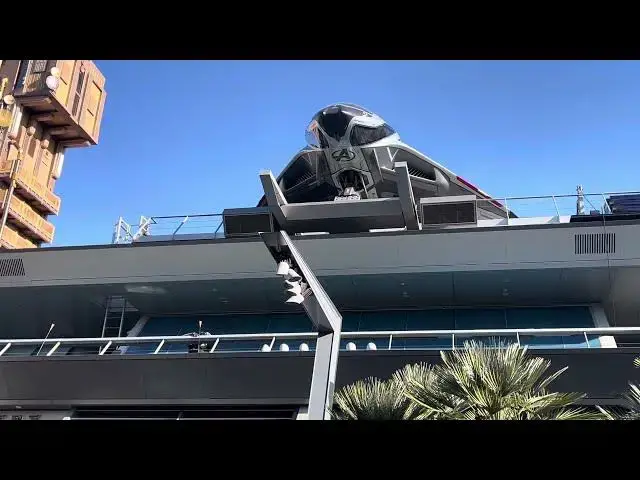 Video thumbnail for Black Widow Stunt Show at Avenger's Campus 🕷️ #avengerscampus #disney #marvel #avengers #shorts