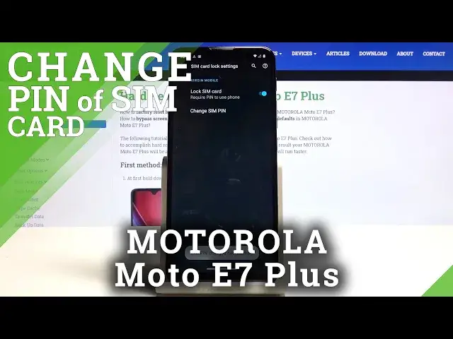 'Video thumbnail for How to Change SIM PIN in Motorola Moto E7 Plus – Adjust PIN to SIM Card'