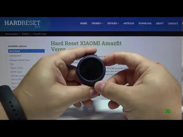 'Video thumbnail for How to Force Restart in Xiaomi Amazfit Verge - Soft Reset'