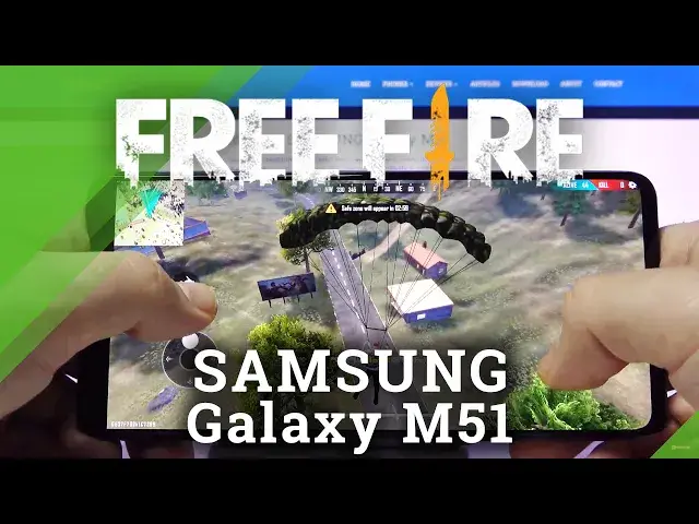 'Video thumbnail for Garena Free Fire on SAMSUNG Galaxy M51 – Drops / Crashes / FPS Checkup'