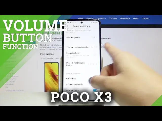 'Video thumbnail for Change Volume Button Function in Camera - POCO X3'