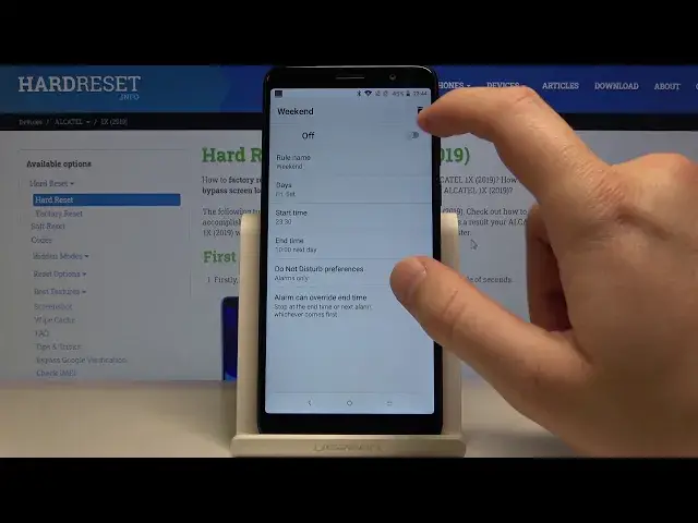 Video thumbnail for How to Set Up DND Mode on ALCATEL 1X (2019) - Sounds Settings