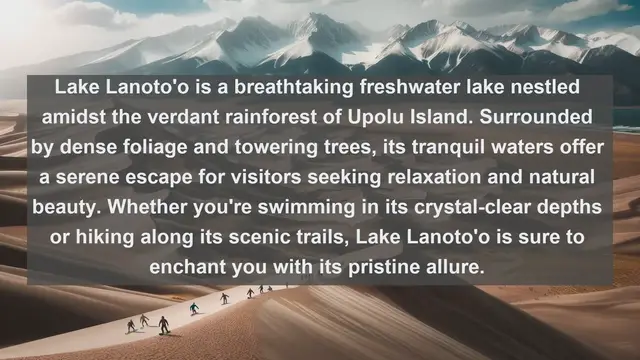 Video thumbnail for Discover Paradise: Top 10 Famous Lakes in Samoa