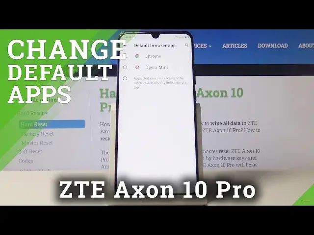 'Video thumbnail for How to Customize Default Apps in ZTE Axon 10 Pro – Change Default App Settings'