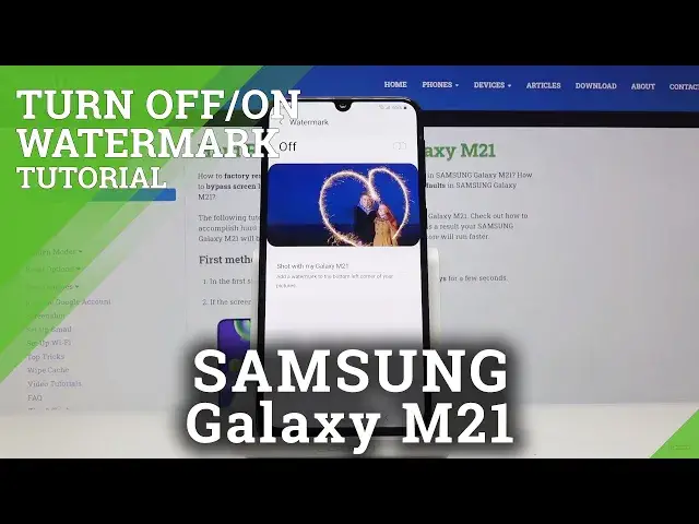 'Video thumbnail for How to Customize Watermark in SAMSUNG Galaxy M21 – Create Watermark'
