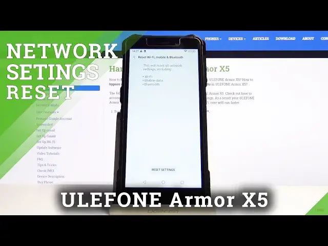 'Video thumbnail for How to Reset Network Settings in ULEFONE ARMOR X5 - Restore Default Configuration'