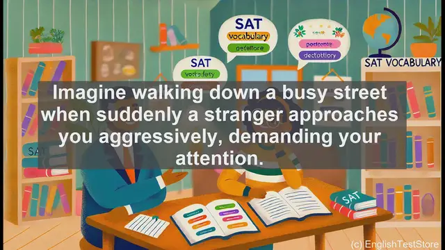 Video thumbnail for 5000 Must Know SAT Vocabulary - SAT Vocabulary: Understanding the Word 'Accost'